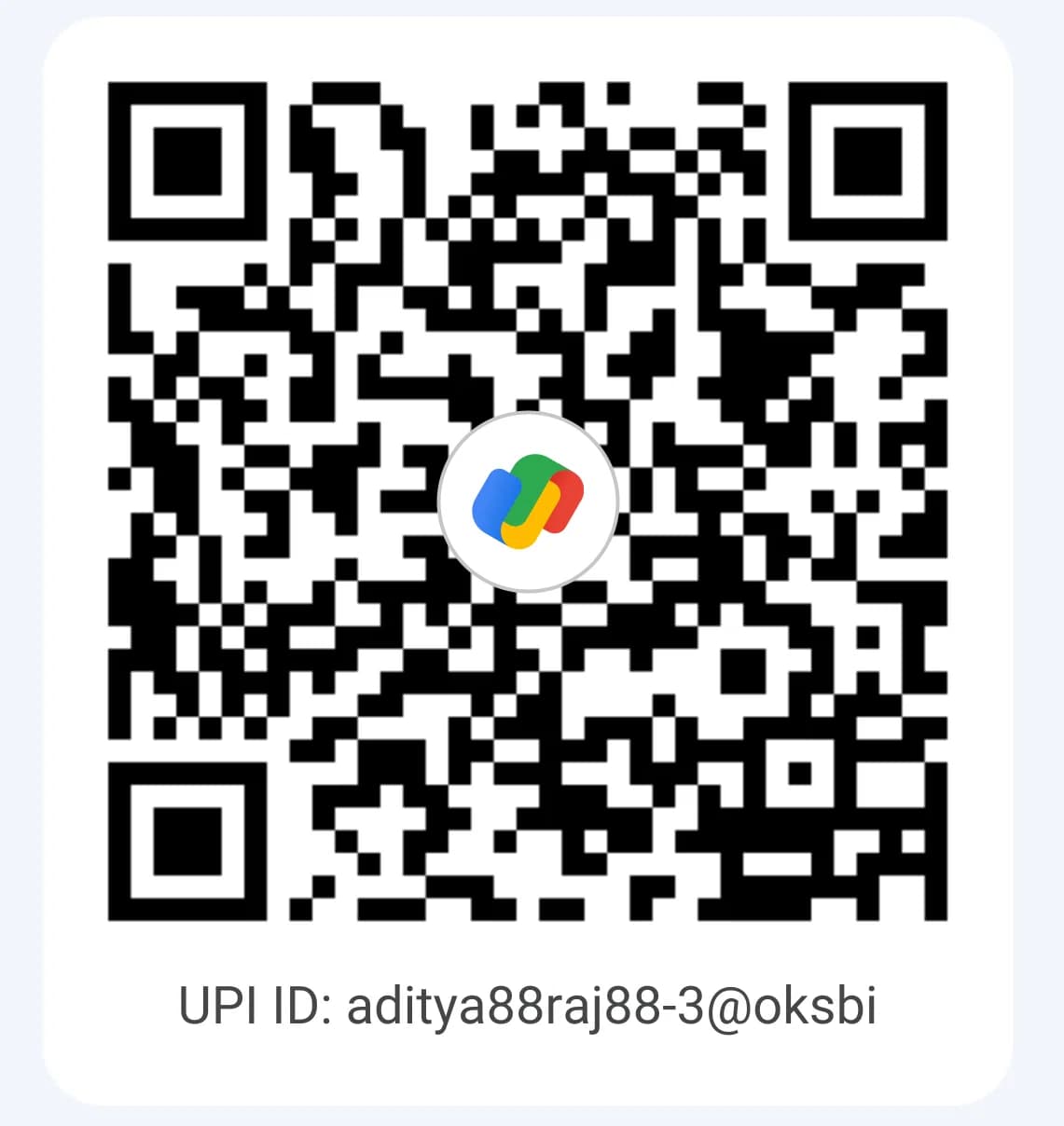 QR code for aditya88raj88-3@oksbi
